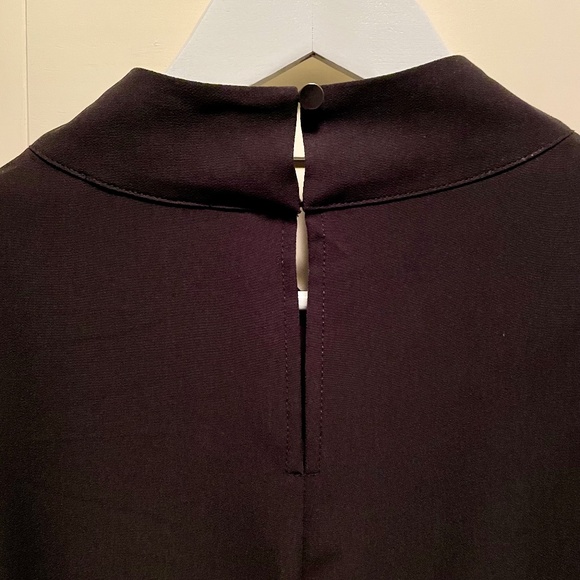 Black Halston Cowl Neck Evening Dress Size XL - Picture 4 of 5